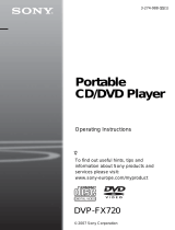 Sony DVP-FX720 User manual