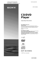 Sony DVP-NC555ES User manual