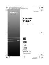 Sony DVP-NC80V User manual