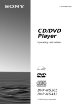 Sony DVP-NS415 User manual