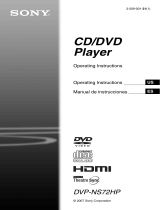 Sony DVP-NS72HP User manual