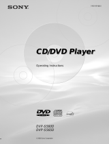 Sony DVP-S560D User manual