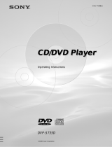 Sony DVP-S735D User manual