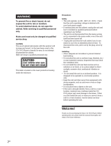 Sony DVP3980 User manual