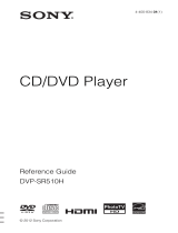 Sony DVP-SR510H User manual