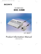 Sony DXC-S500 User manual