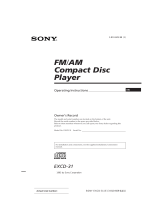 Sony EXCD-31 User manual