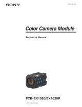 Sony FCB-EX1020 User manual