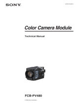 Sony FCB-PV480 User manual