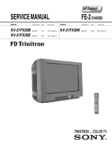 Sony KV-21FX30E User manual