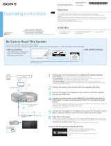 Sony XBR-55X900A User manual