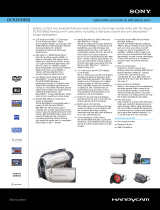 Sony Handycam DCR-DVD650 User manual