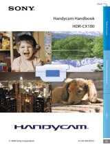 Sony HDR-CX100 User manual