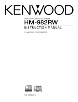 Kenwood HM-982RW User manual