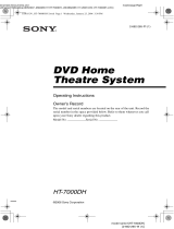 Sony HT-7000DH User manual