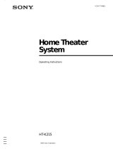 Sony HT-K215 User manual