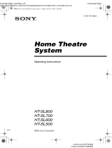 Sony HT-SL700 User manual