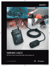 Sony HXR-MC1 User manual