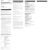 Sony ICF-620R User manual
