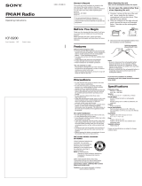 Sony ICF-B200 User manual