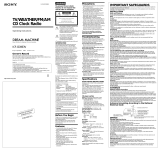 Sony ICF-CD863V User manual