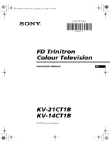 Sony KV-14CT1B User manual