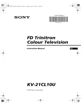 Sony KV-21CL10U User manual
