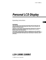 Sony LDI-100B User manual