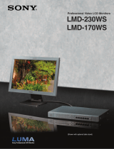Sony LMD-170WS User manual