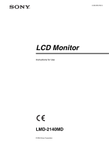 Sony LMD-2140MD User manual