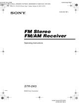 Sony Model STR-DK5 User manual