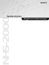Sony NHS-2000 User manual
