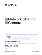 Sony NSC-GC3 User manual