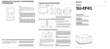 Sony SU-EF41 User manual