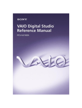 Sony PCV-E314DS - Vaio Digital Studio Desktop Computer Reference guide