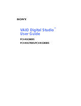 Sony PCV-RX260DS User guide
