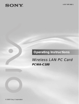 Sony PCWA-C100 User manual