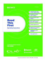 Sony PEG-NZ90 User manual
