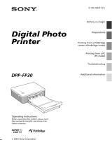 Sony DPP-FP30 User manual