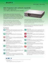 Sony PL-CX125 User manual
