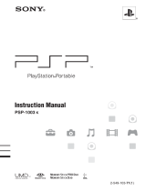 Sony PSP-1003 User manual