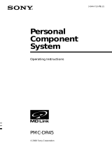 Sony PMC-DR45 User manual