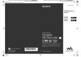 Sony MZ-RH710 User manual