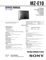 Sony MZ-E10 User manual