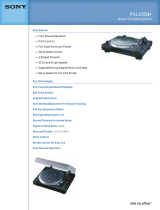 Sony PS-LX350H User manual