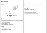 Sony PS3 AP3HDMI2 User manual