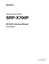 Sony RS-232C User manual