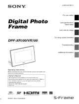 Sony S-Frame 4-259-434-13 (1) User manual