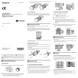 Sony SAL-300F28G2 Operating instructions
