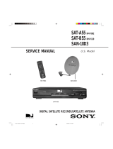 Sony SAT-A55 RM-Y802 User manual